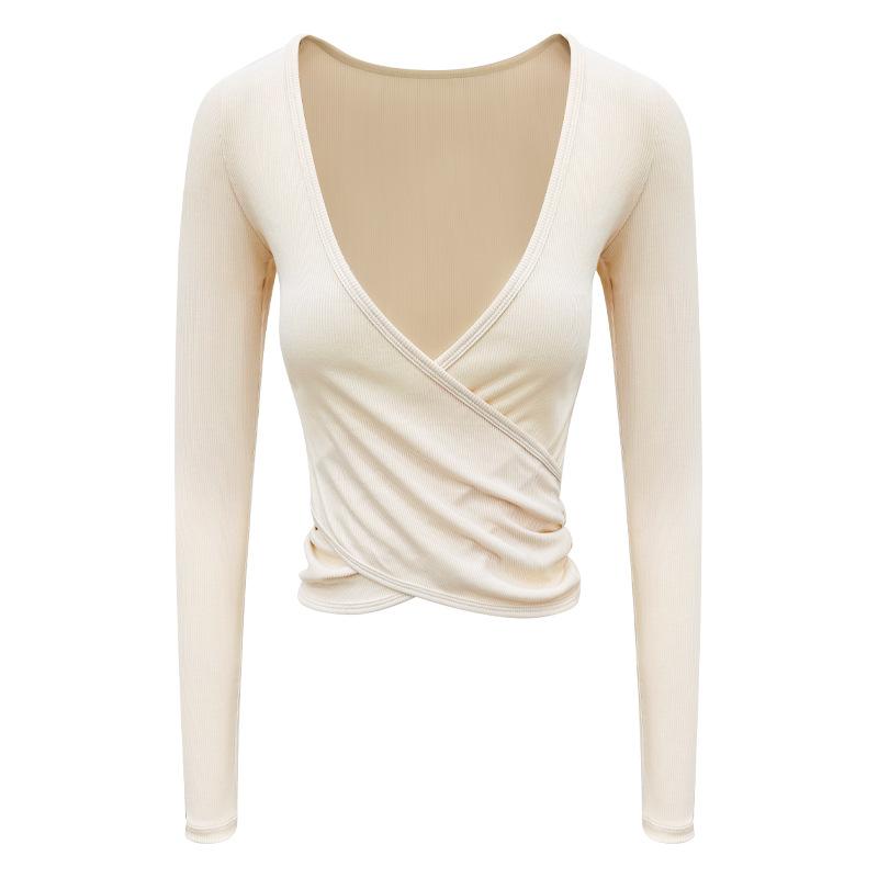 Crop-top in maglia a costine | Tops Donna Abbigliamento Donna